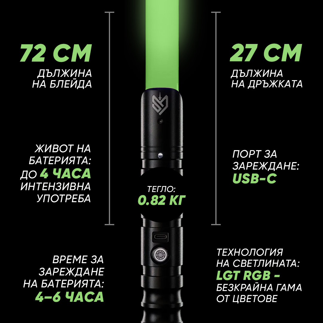 The Ultimate Lightsaber 2.0 – Premium Miecz Świetlny